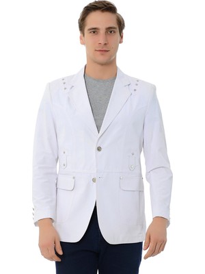 Sposo G-125 Klasik Kalıp Yarım Astarlı Erkek Ceket