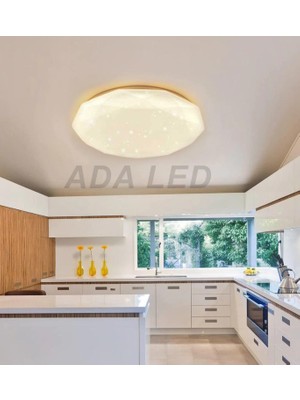 Adaled 48 W Elmas Model Sıva Üstü LED Panel ( Çapı 48 cm )