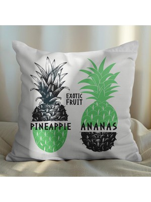 Ejoya Ananas Tasarımlı 2'li Yastık Içi ve Kırlent Kılıfı 45CM 113536