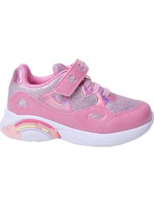 Buckhead 4348 Diana Pembe Işıklı Çocuk Spor Ayakkabı