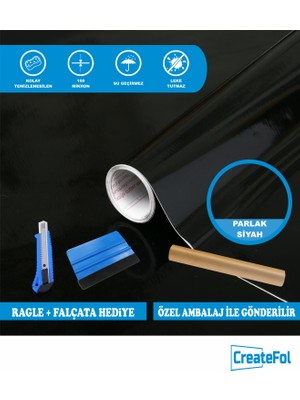 Createfol Yapışkanlı Folyo Mutfak Dolap ve Mobilya Kaplama Folyosu