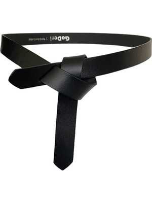 GoDeri Deri Tokasız Lecce Belt 2.7 Cm=lecce