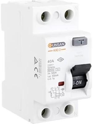 Günsan 2X40A 30 Ma Kaçak Akım Koruma Rolesi Valta