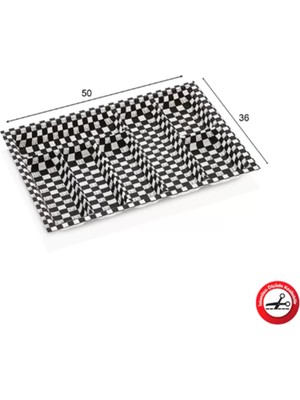 Eco Modül Kaşıklık 7 Gözlü Damalı 50X36 ROYALEKS-ACERO-20134