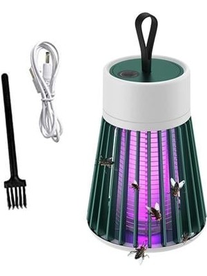 Shopzum Buffer® Iç ve Dış Mekanlar Için Şarjlı Sinek Öldürücü Sivrisinek Kovucu,uv Işıklı Sineksavar Taşınabilir Gece Lambası