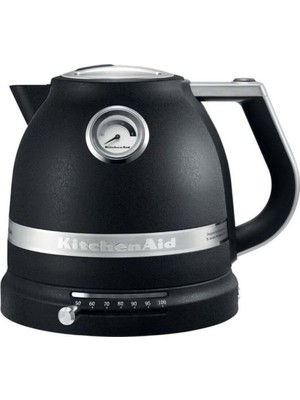 KitchenAid 2000 W ve Altı Artisan 1.5l Su Isıtıcısı Cast Iron Black 5KEK1522EBK 2 Yıl Resmi Distribütör Garant