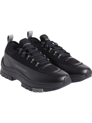 Calvin Klein Siyah Erkek Sneaker Hybrıd Shoe Laceup In Mtr