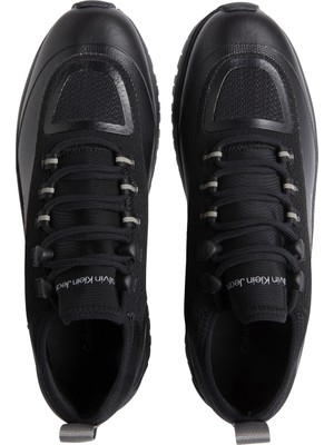 Calvin Klein Siyah Erkek Sneaker Hybrıd Shoe Laceup In Mtr