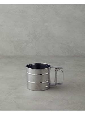 English Home Rowena Paslanmaz Çelik Un Eleği Mutfak Gereci 10 cm Gri