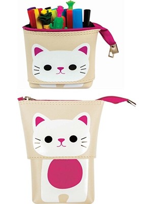 CarrefourSA Flynet Küçülüp Büyüyebilen Desenli Deri Kalemlik