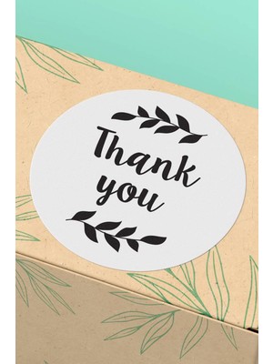 Xox Shops Thank You Sticker Teşekkürler Etiketi    Etiketi - 90 Adet - ST2140