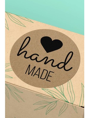 Xox Shops Thank You Sticker Teşekkürler Etiketi Kraft Görünümlü  Etiketi - 90 Adet - ST2153