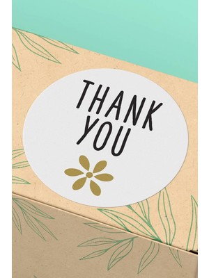 Xox Shops Thank You Sticker Teşekkürler Etiketi    Etiketi - Kuşe 90 Adet - ST2143