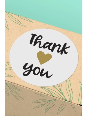 Xox Shops Thank You Sticker Teşekkürler Etiketi    Ürün Etiketi - 90 Adet - ST2144