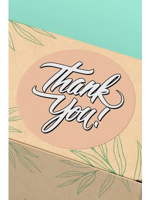 Xox Shops Thank You Sticker Teşekkürler Etiketi    Ürün Etiketi - 90 Adet - ST2162