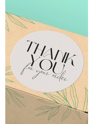 Xox Shops Thank You Sticker Teşekkürler Etiketi    Etiketi - 90 Adet - ST2184
