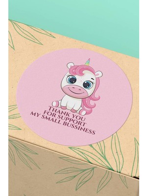 Xox Shops Thank You Sticker Teşekkürler Etiketi    Etiketi - 90 Adet - ST2229