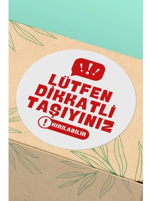 Xox Shops Lütfen Dikkatli Taşıyınız    Etiketi Sticker - 90 Adet - ST2272