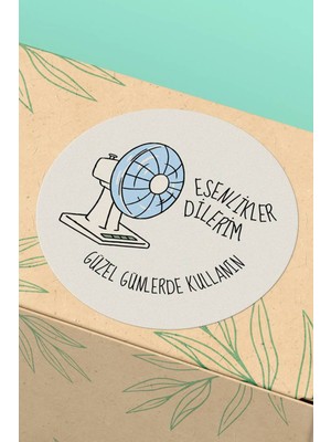 Xox Shops Thank You Sticker Esenlikler Dilerim Yazılı  Ürün  Etiketi - 90 Adet - ST2336
