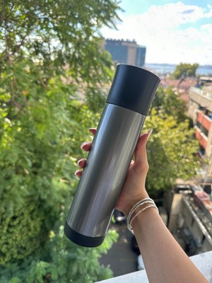 Retrobird Outdoor Kamp Paslanmaz Çelik Termos 500 ml Antrasit