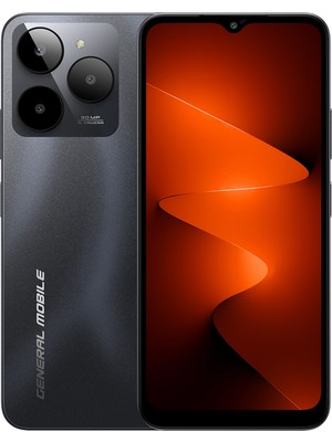 General Mobile Era 30 8gb (4gb + 4gb Genişletilmiş Ram) + 128GB Hafıza Çift Sim Kart Siyah