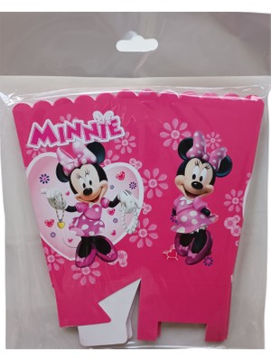 Ngüzel Party Minnie Mouse Mini Fare Mısır, Cips Kutusu Popcorn 8'li