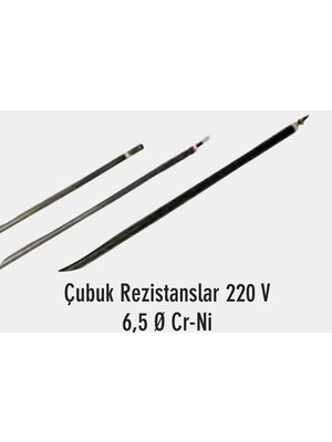 Ender Çubuk Rezistans 1500W 150 cm 220 V 6,5 ? Cr-Ni