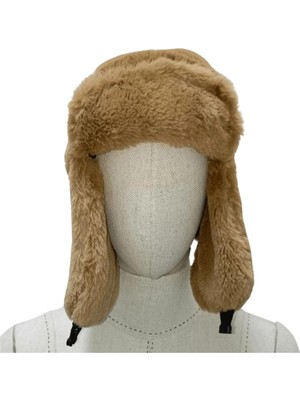 Miniso AW24 Sheforshe 12806 Kürklü Kulaklıklı Bere / Vizon