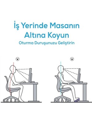 Mujgan Ergonomik Sallanabilir Ayak Masaj Aleti Masaj Silindirli Kaymaz Taban