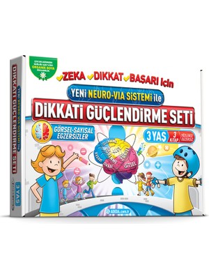 Adeda Yayıncılık Dikkati Güçlendirme Seti 3 Yaş - Osman Abalı