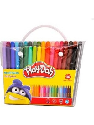 Play-Doh 36 Renk Keçeli Kalem Pvc 2Mm  PLAY-KE013