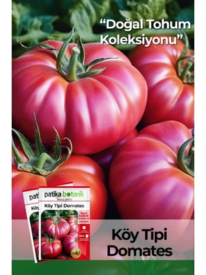 Patika Botanik 200 Adet Yerli Ata Yerli Köy Tipi Domates Tohumu