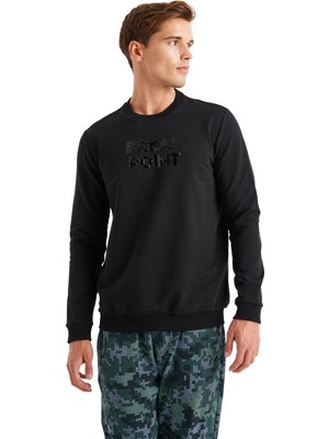 Blackspade Erkek Sweatshirt 40628 - Siyah