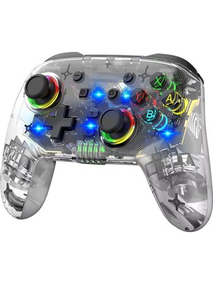 Megamus S09 Kablosuz Oyun Denetleyicisi  Konsolu Gamepad Oyun Uzaktan Joystick Nintendo