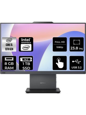 Lenovo Thinkcentre Neo 50A Intel Core I5 13420H 8gb 1tb SSD 23.8" Fhd Fdos Multi-Touch All In One Bilgisayar 12SC001LTRP303