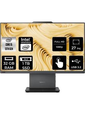 Lenovo Thinkcentre Neo 50A Intel Core I5 13420H 32GB 1tb SSD 27" Fhd Fdos Multi-Touch All In One Bilgisayar 12SA0014TRP318