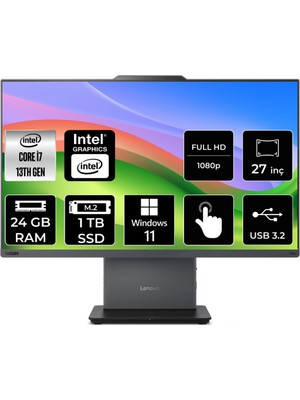 Lenovo Thinkcentre Neo 50A Intel Core I7 13620H 24GB 1tb SSD 27" Fhd W11H Multi-Touch All In One Bilgisayar 12SA0013TRP353
