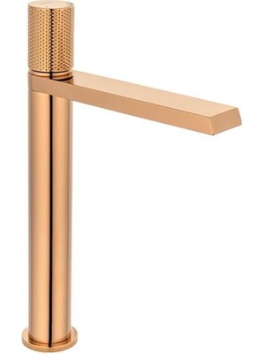 Fontana FK-9123 Parlak Altın Rose Lavabo Bataryası