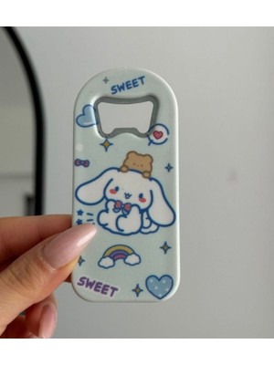 Syn İletişim Sanrio Kawaii Cinnamoroll Mıknatıslı Cinnamoroll Sweet Magnetli Şişe Kapak Açacağı Hediye Kpop Y2K