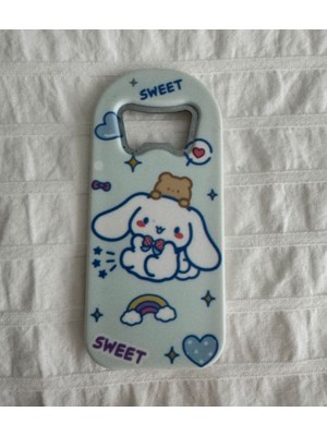 Syn İletişim Sanrio Kawaii Cinnamoroll Mıknatıslı Cinnamoroll Sweet Magnetli Şişe Kapak Açacağı Hediye Kpop Y2K