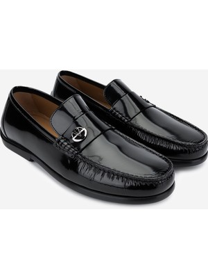 Valmenti Valentıno Erkek Hakiki Deri Siyah Loafer Ayakkabı 667 2085 Erk Ayk Y23 Black