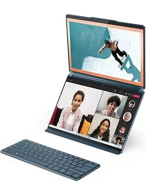 Lenovo Yoga Book 9 3K (2880 x 1800) Çift OLED Ekran - Intel® Evo™ Edition Core™ Ultra İ7 155U İşlemci - 32GB Ram - 1Tb SSD + Stylus Kalem + Kılıf + 9. Nesil Mouse ve Kalvye + Windows 11 Home