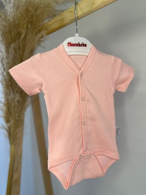 Nehad Bebe Kısa Kollu Düz Renk Bebek Body / Zıbın