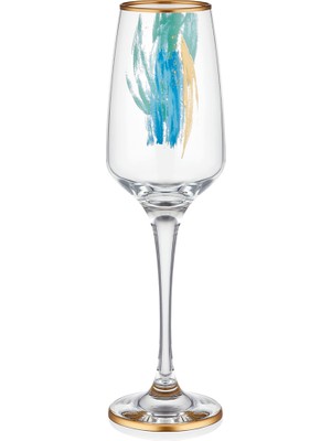 Decorium Joy 180 ml 6 Parça Flüt Cam Şampanya Kadehi 9-01020025