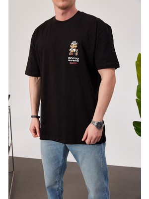 Nomarc Mario Siyah Tshirt
