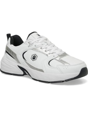 Lumberjack Kadın Beyaz-Lacivert Sneaker Ayakkabı Suni Deri Tabanlı Düz Topuklu  Pol Wmn Pu 4pr (36-40)