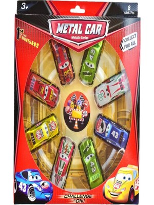 BRN-2455 Metal Araba 8li Mqeen