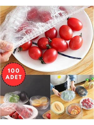 100 Adet Pratik Tazeliği Koruyan Tencere ve Tabak Bonesi | Çok Amaçlı Kapak Gıda Bonesi