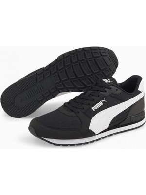 Puma St Runner V3 Mesh Siyah Beyaz Sneaker