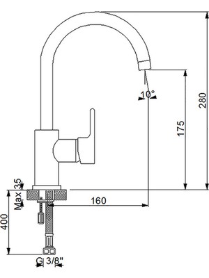 Newarc - Premium Dönerli Lavabo Bataryası - 832581 13